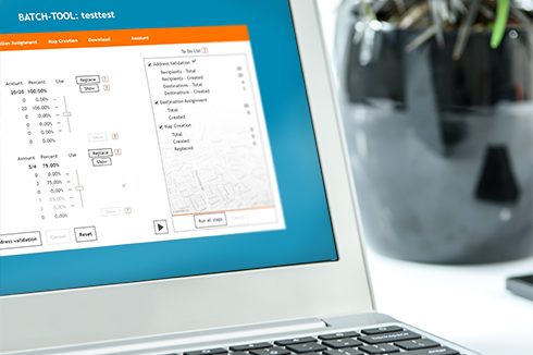 locr BATCH Tool Anwendung für GEOservices und individualisierte Karten