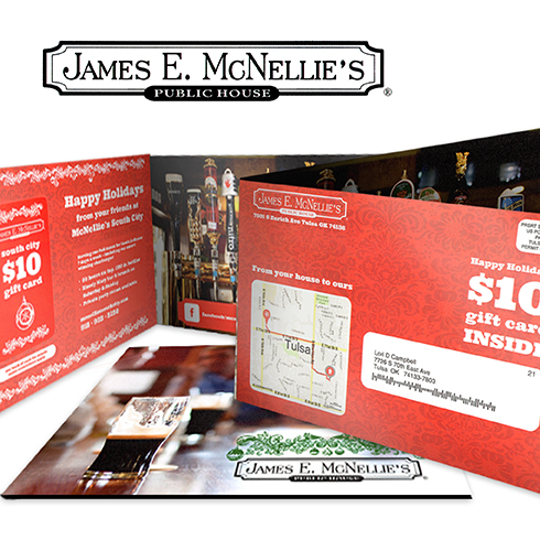 James E. McNellies direct mail campaign with personalized maps from locr to optimize customer communication and response rates