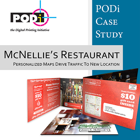 PODi Case Study Mc Nellie's Restaurant uses personalized maps to drive traffic to new location