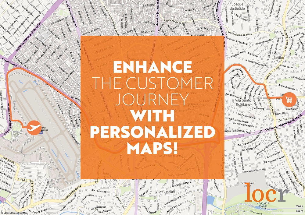 Enhance the customer journey with personalized maps from locr