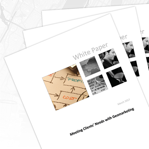 InfoTrends/KeyPoint Intelligence White Paper Meeting Clients' Needs with Geomarketing Solutions from locr GEOservices and maps