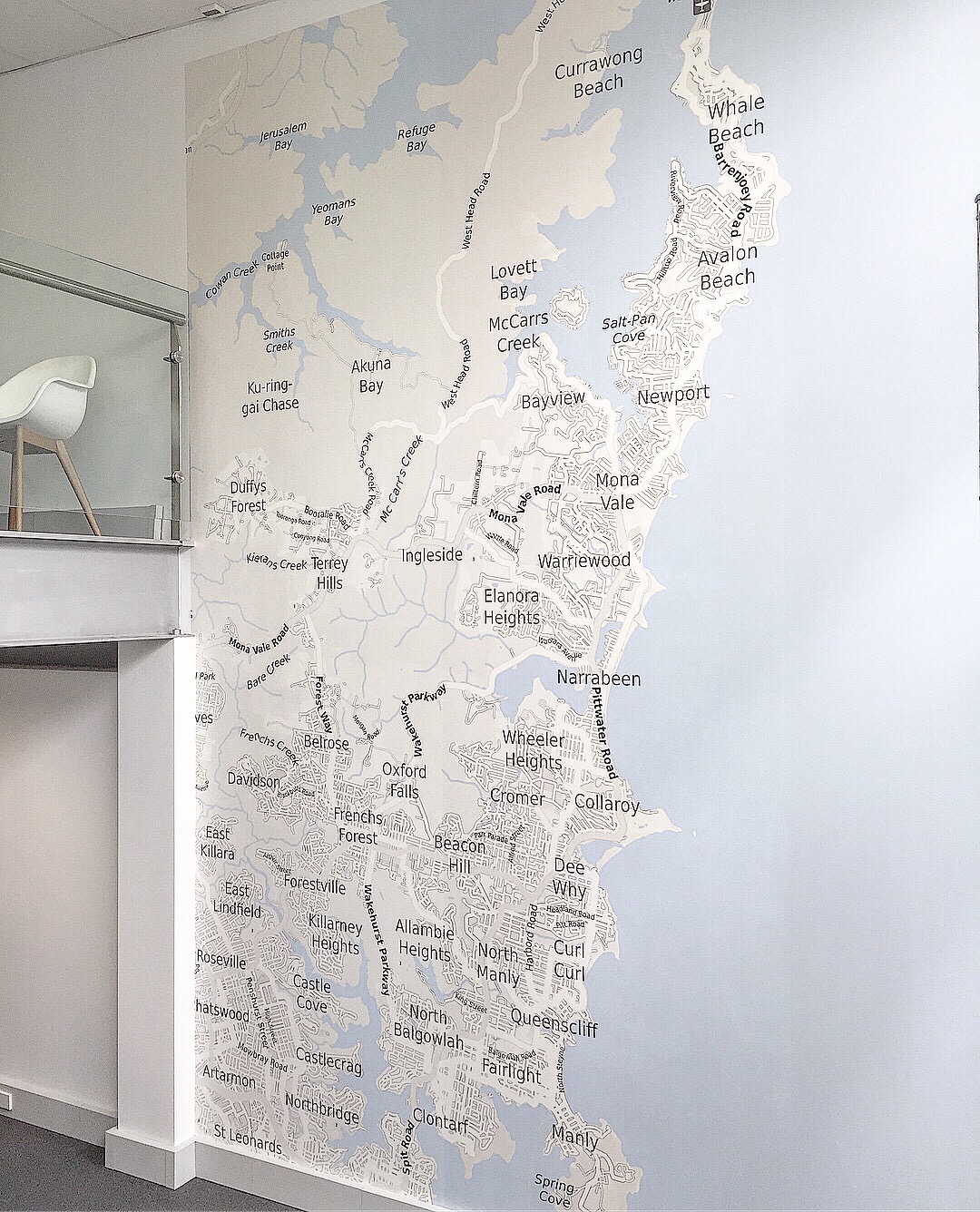 locr personalized map wall size mister wallpaper Australia