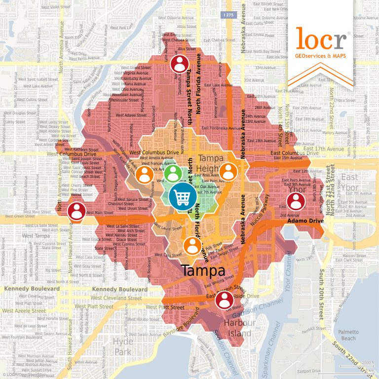 locr GEOservices Heatmap locr GEOservices and Maps Heatmap Address Assignment