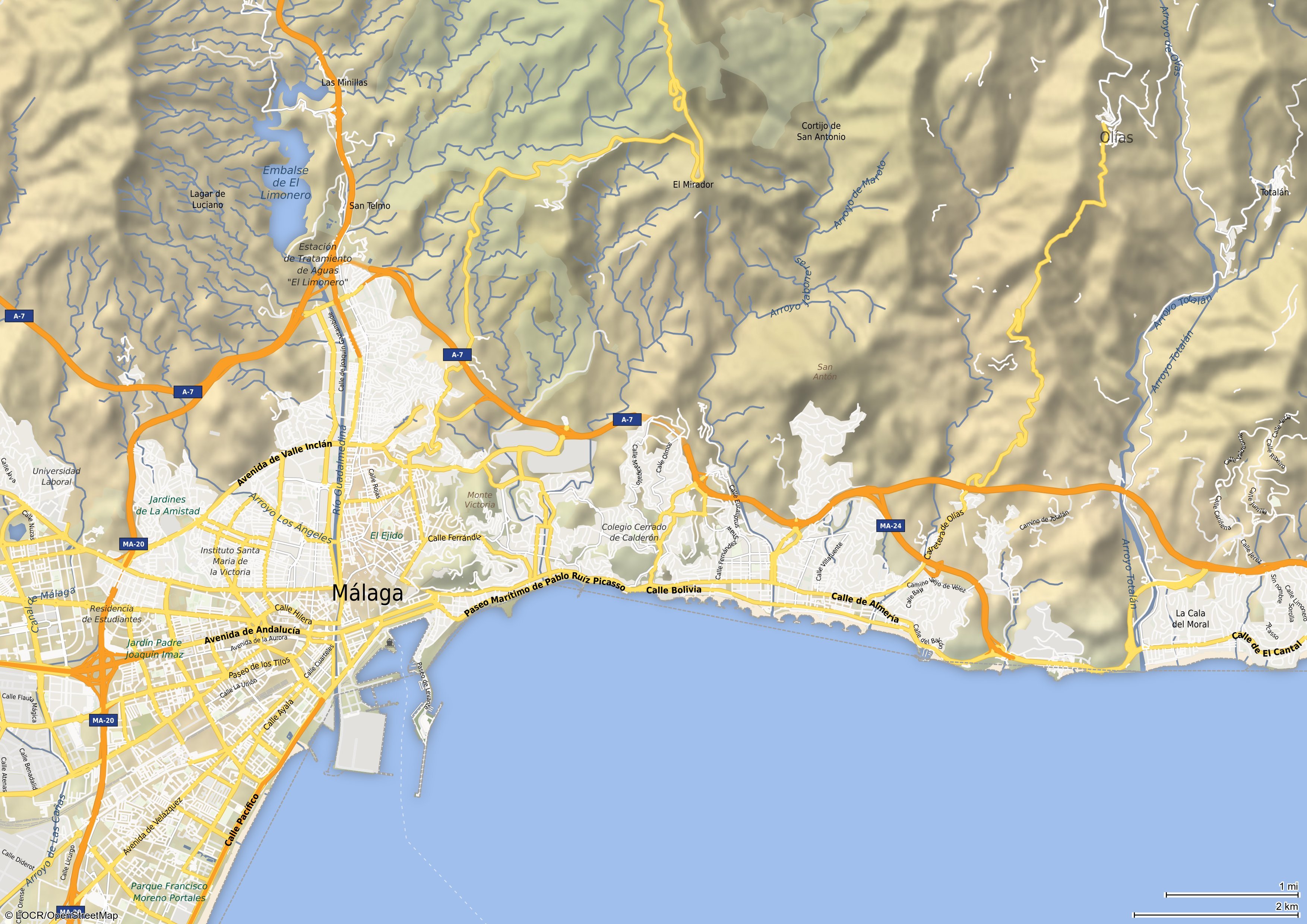 locr personalized maps and geoservices malaga map style 4