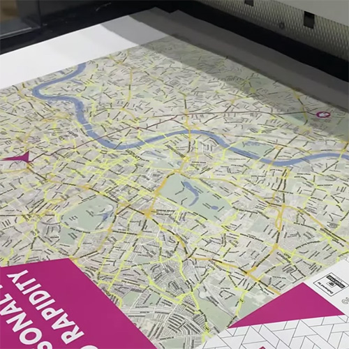 Rapidity map printing